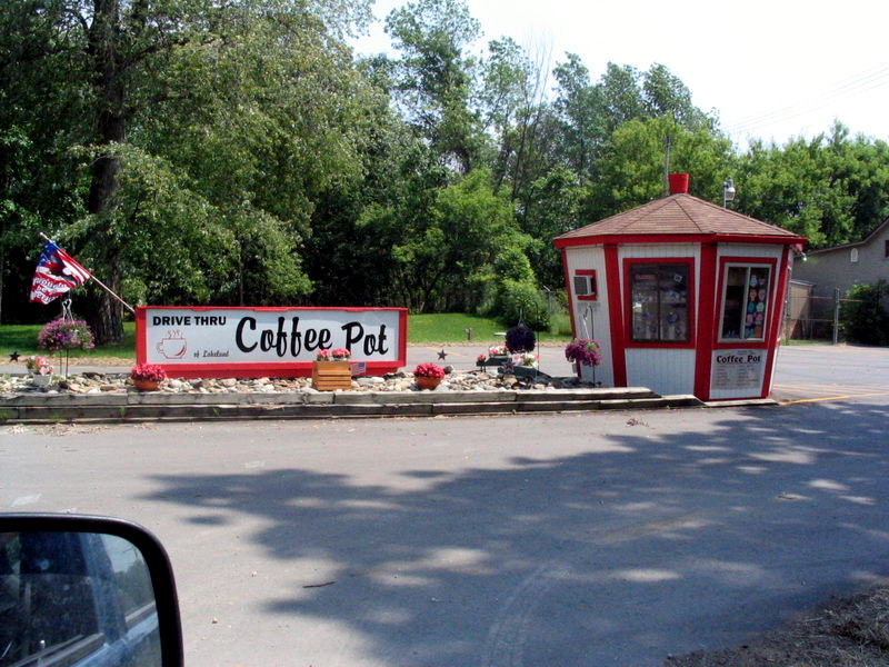 Rise and Grind (Coffee Pot, Bear Claw Coffee) - Coffee Pot 2004 (newer photo)